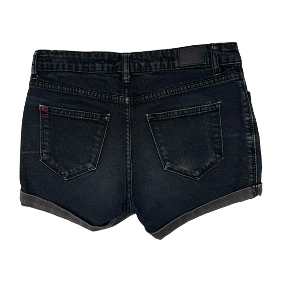 BDG Alexa Mid-Rise 5 Pocket Shortie Cuffed Denim Shorts Urban Outfitters Size 27 - Picture 6 of 14
